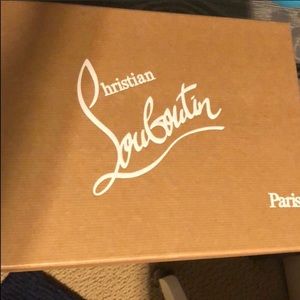 Christian louboutin box with duster bag